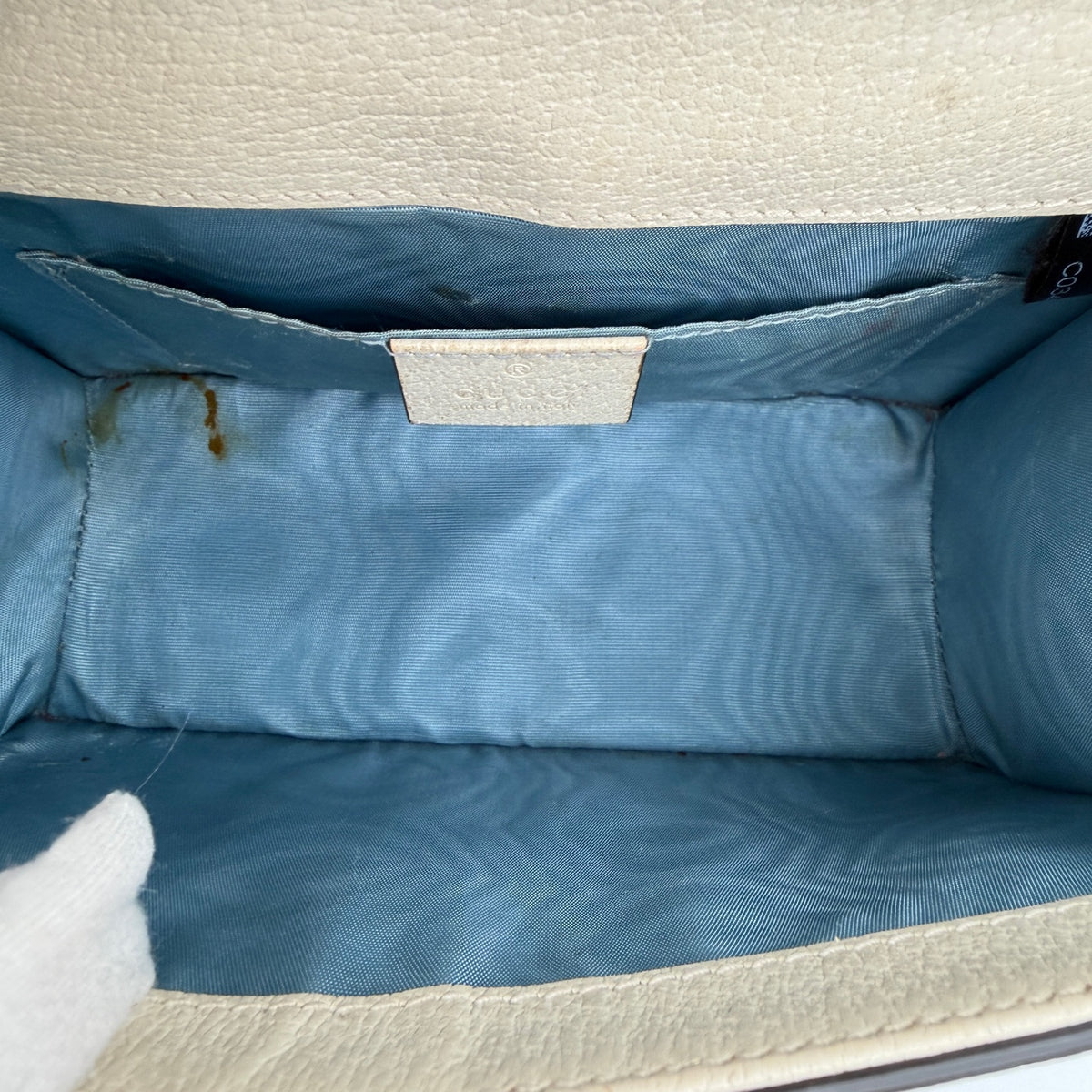 Gucci White Satchel