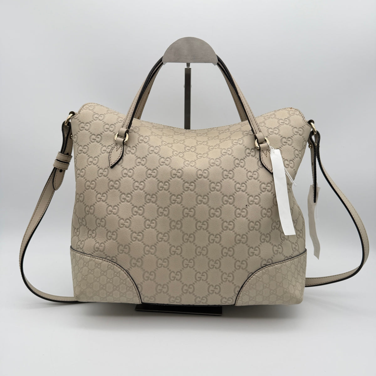 Gucci Canvas White Shoulder Bag