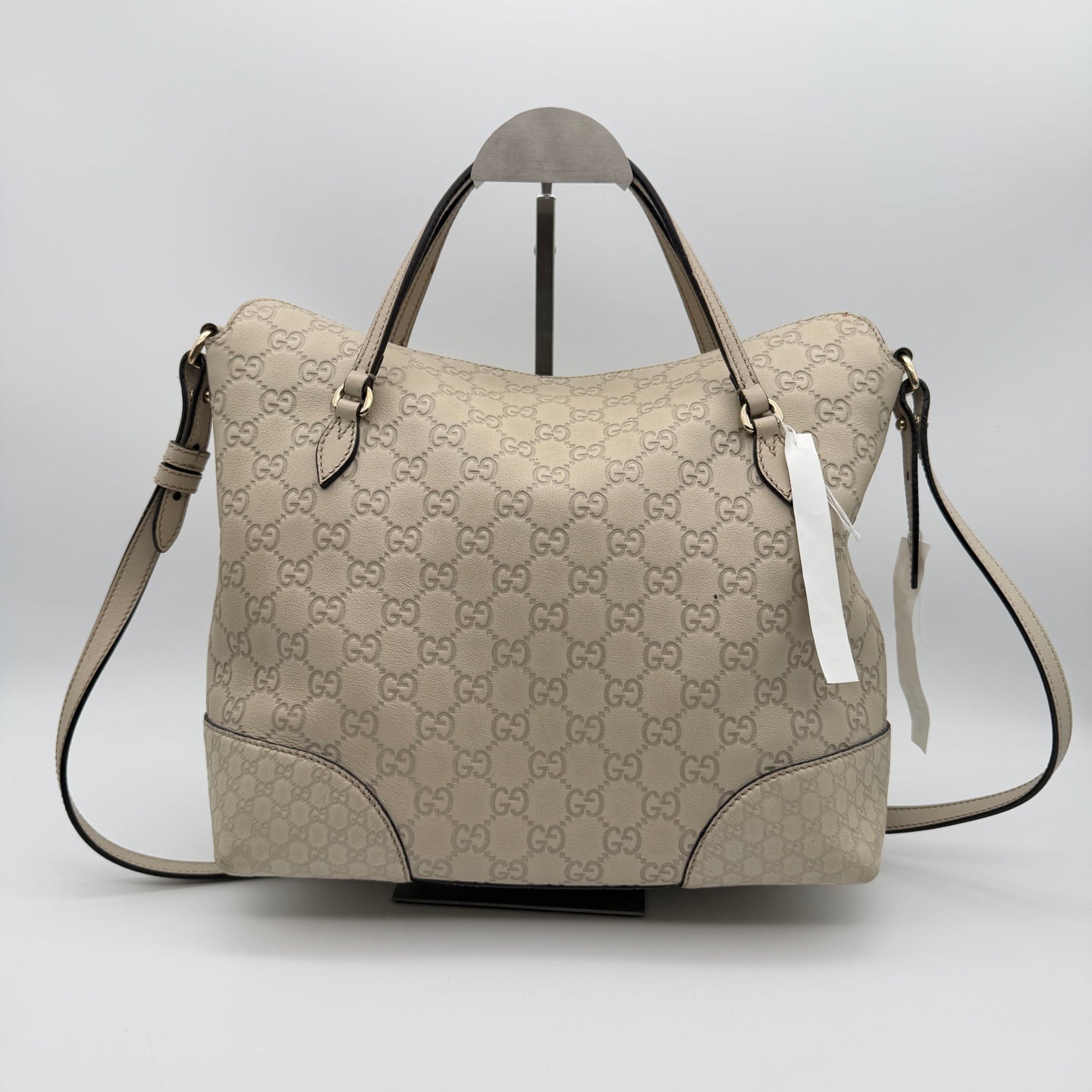 Gucci Canvas White Shoulder Bag