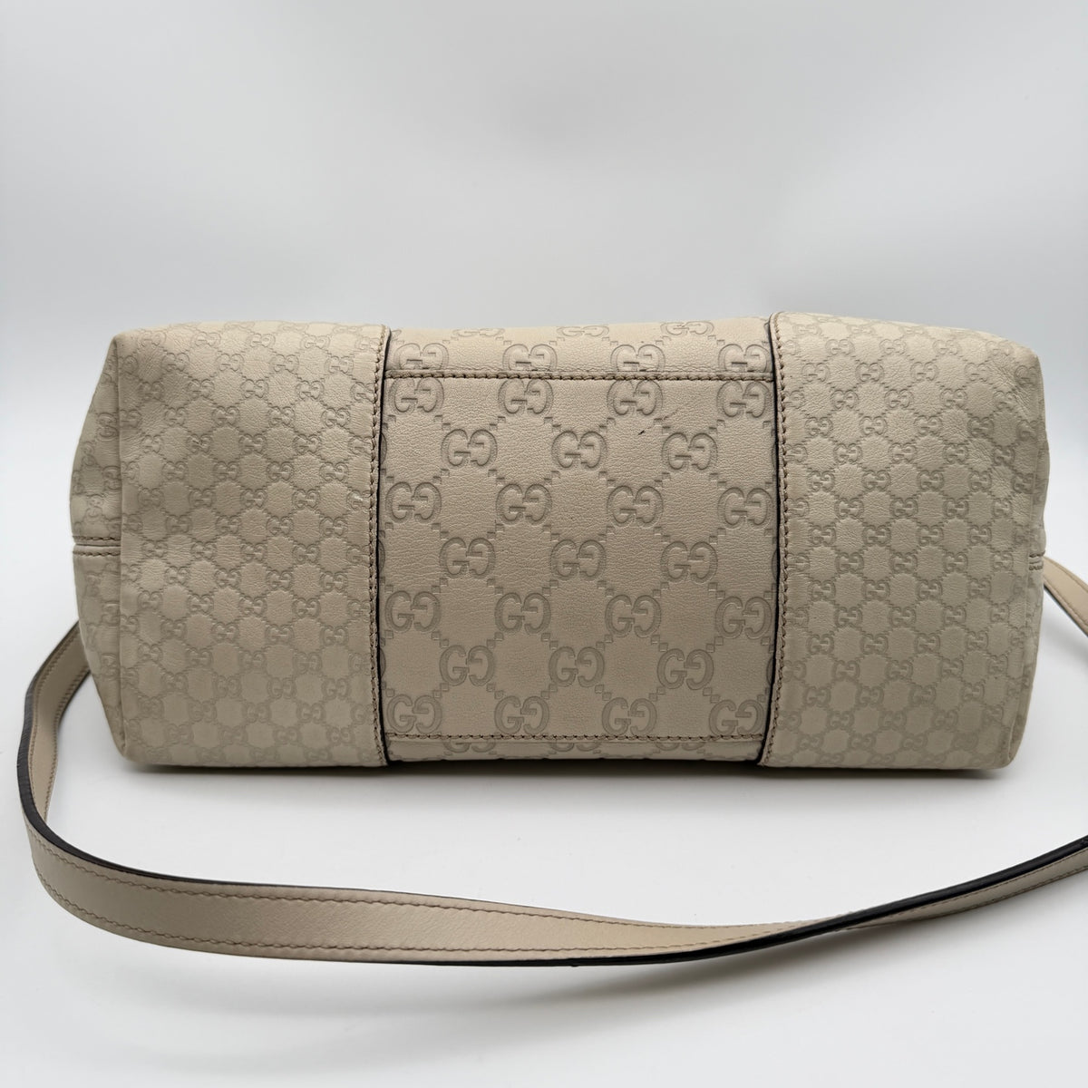 Gucci Canvas White Shoulder Bag