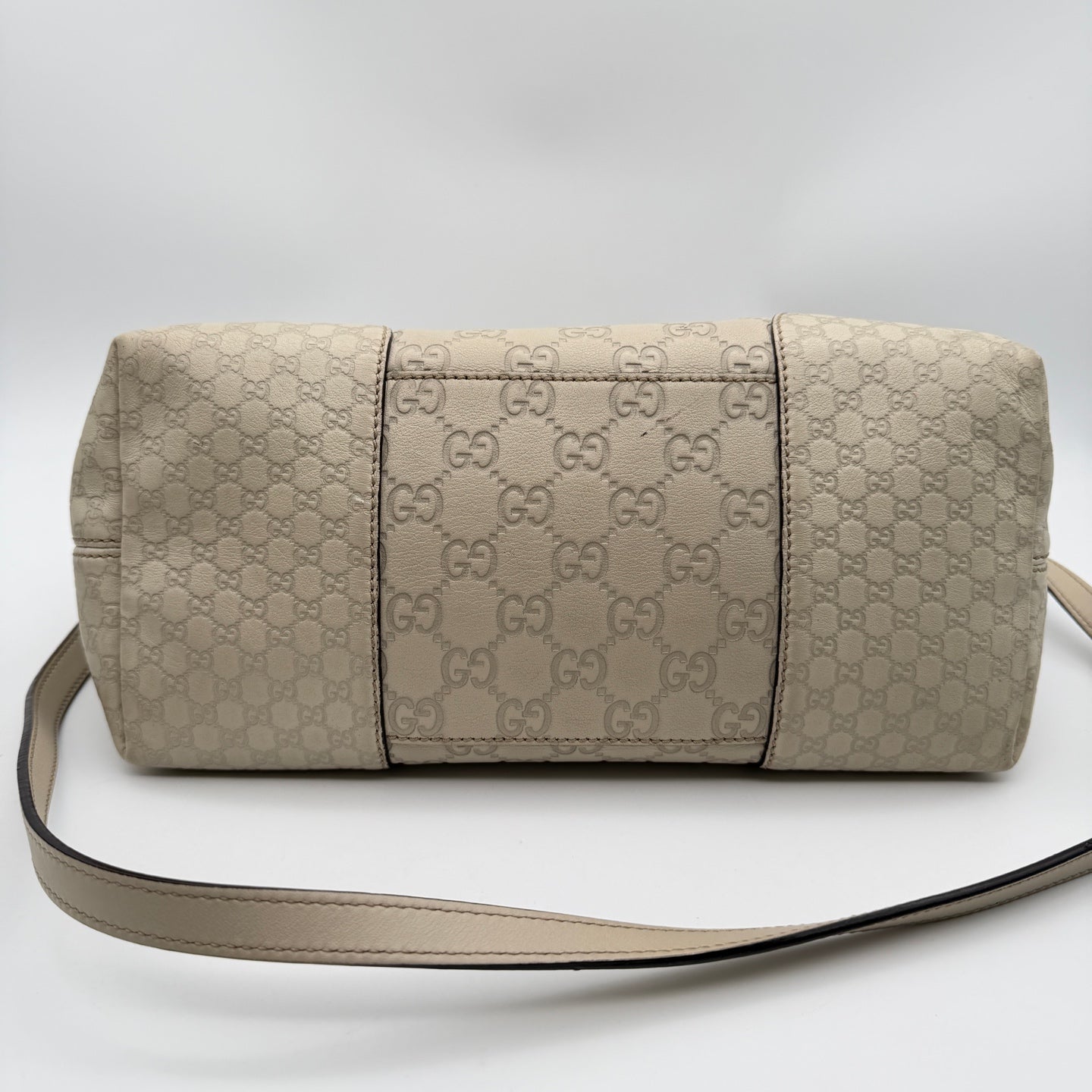 Gucci Canvas White Shoulder Bag