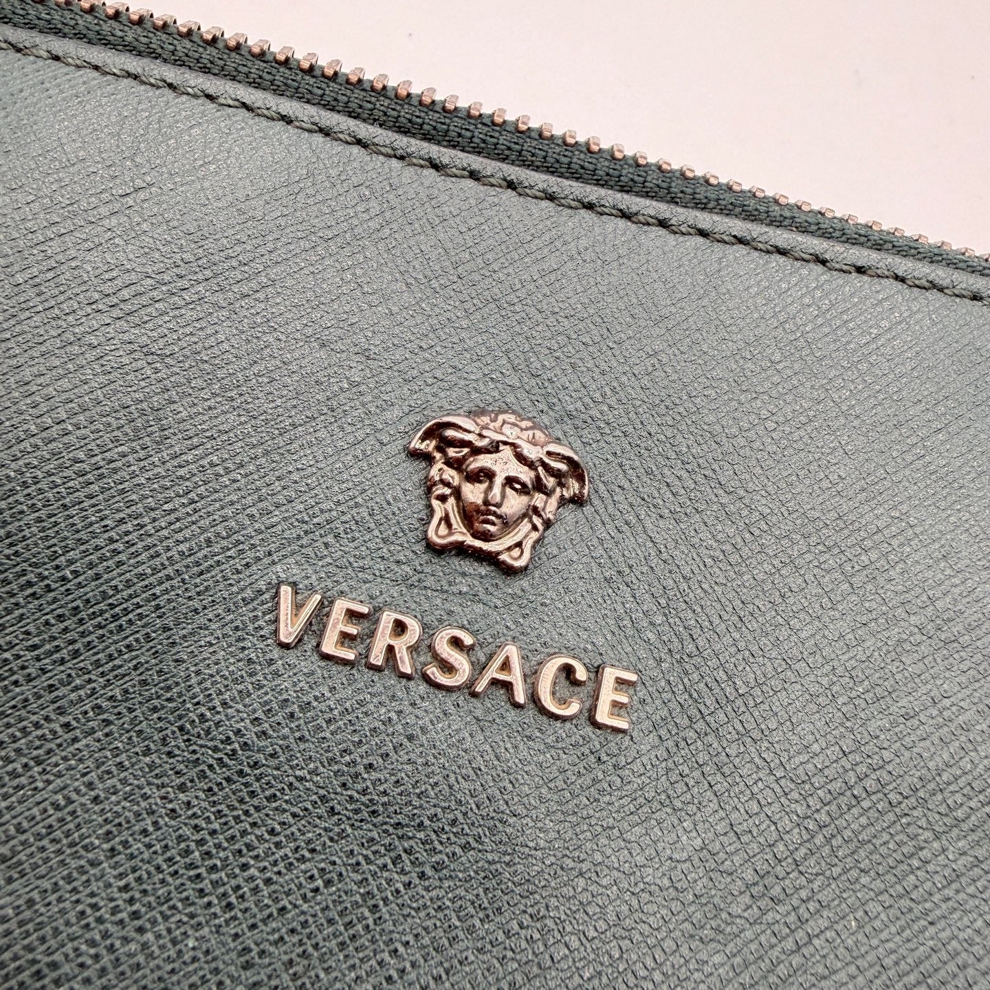 Versace Green Clutch