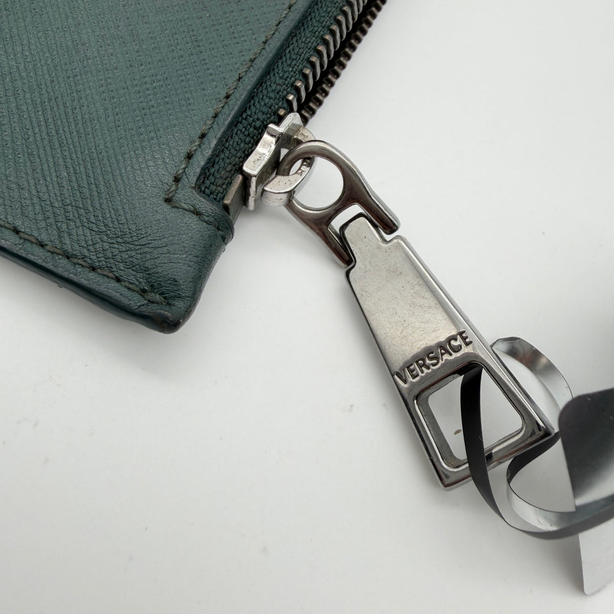 Versace Green Clutch