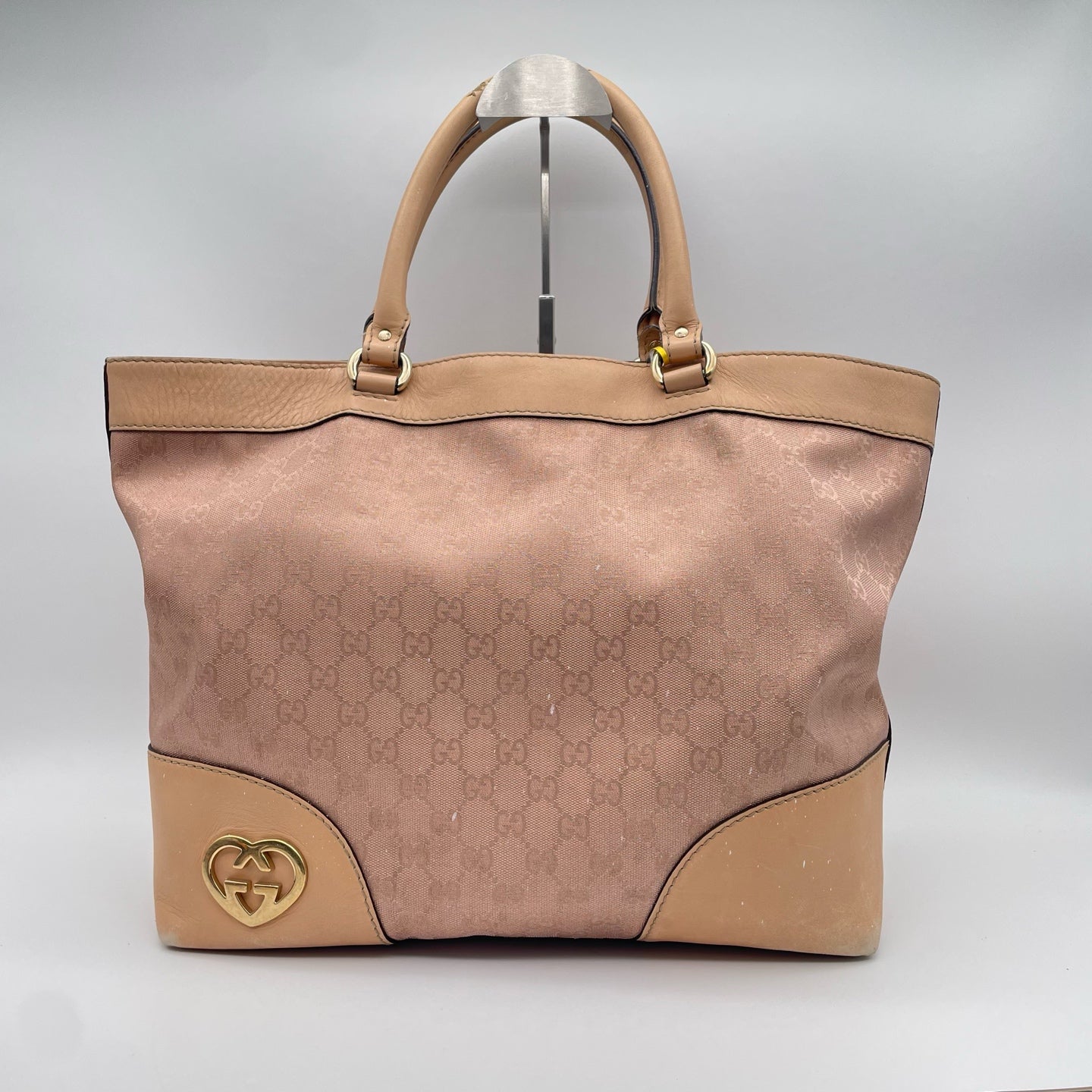 Gucci Canvas Pink Satchel