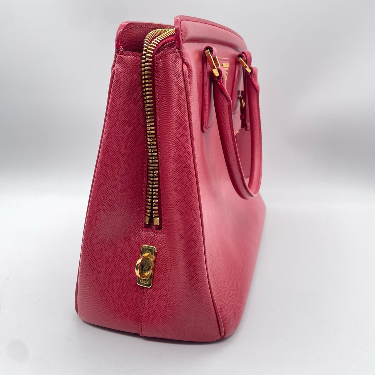 Prada Red Satchel