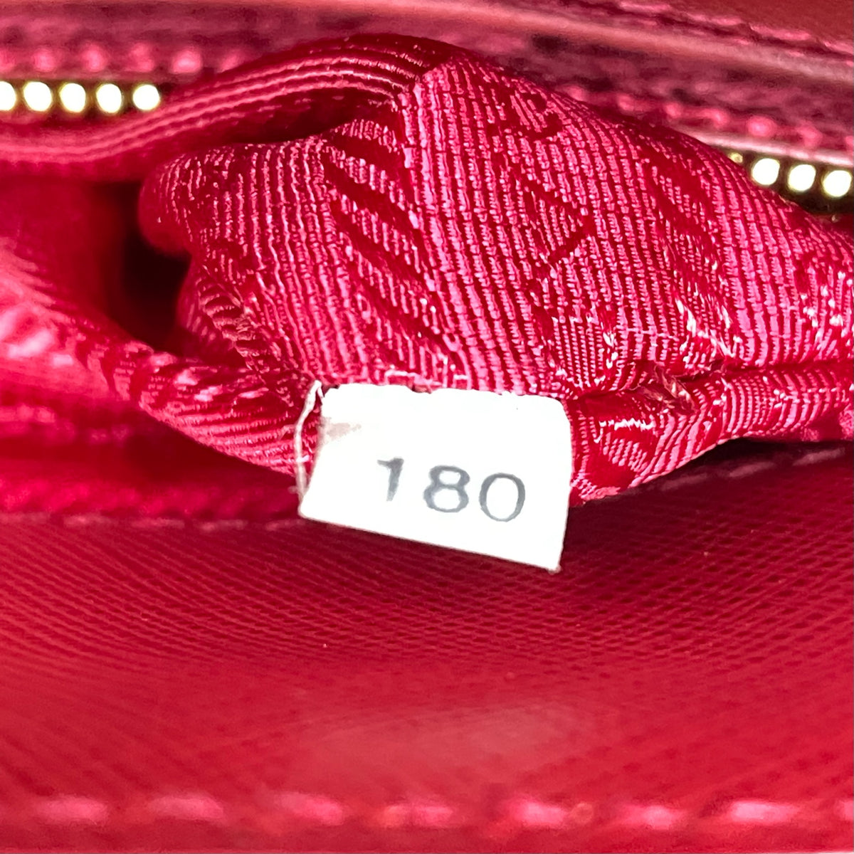 Prada Red Satchel