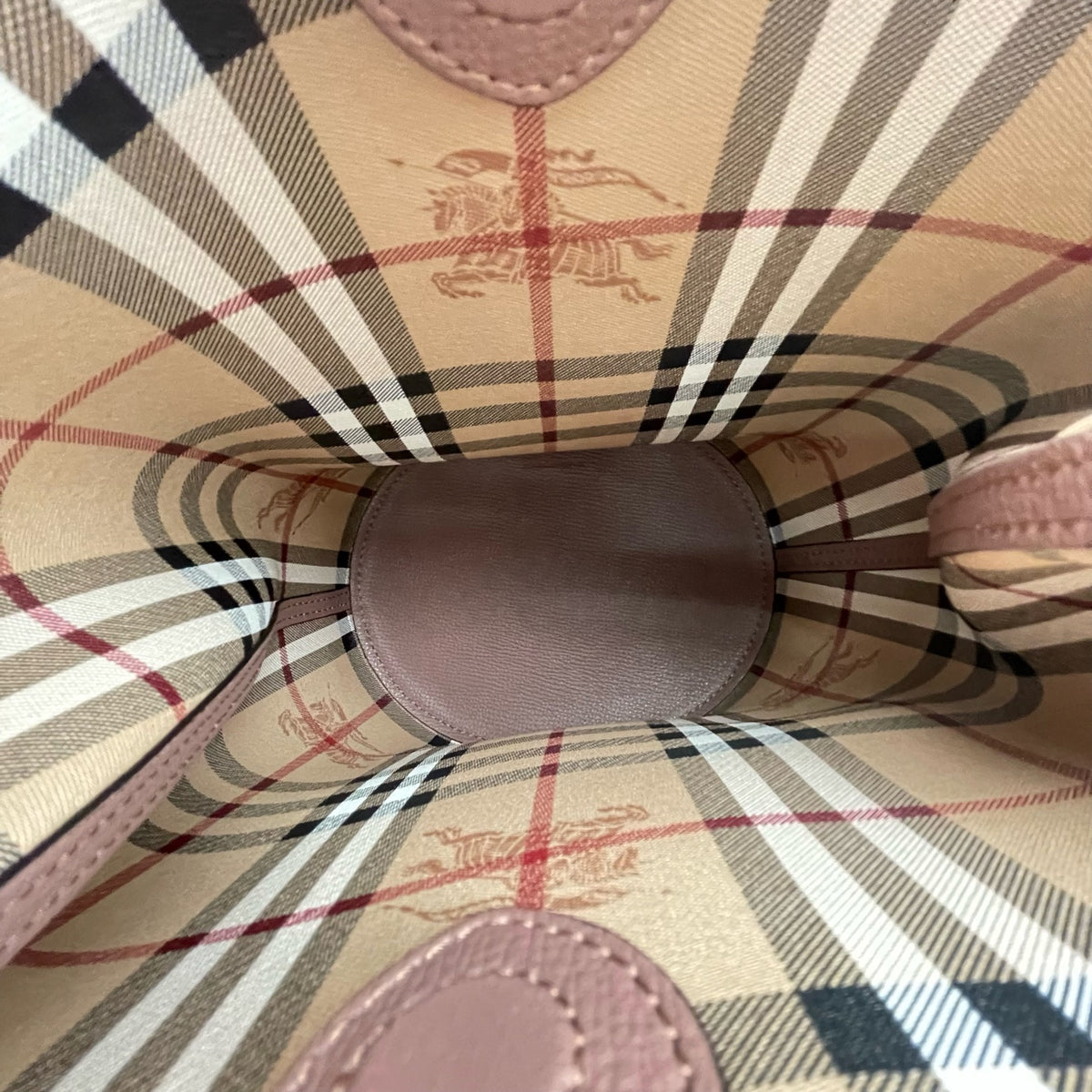 Burberry Pink Bucket & Drawstring Bag