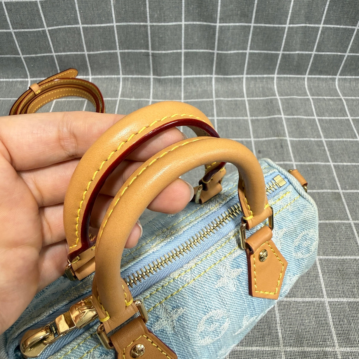Louis Vuitton NANO SPEEDY gloves Cotton 16x10x7.5 M11212