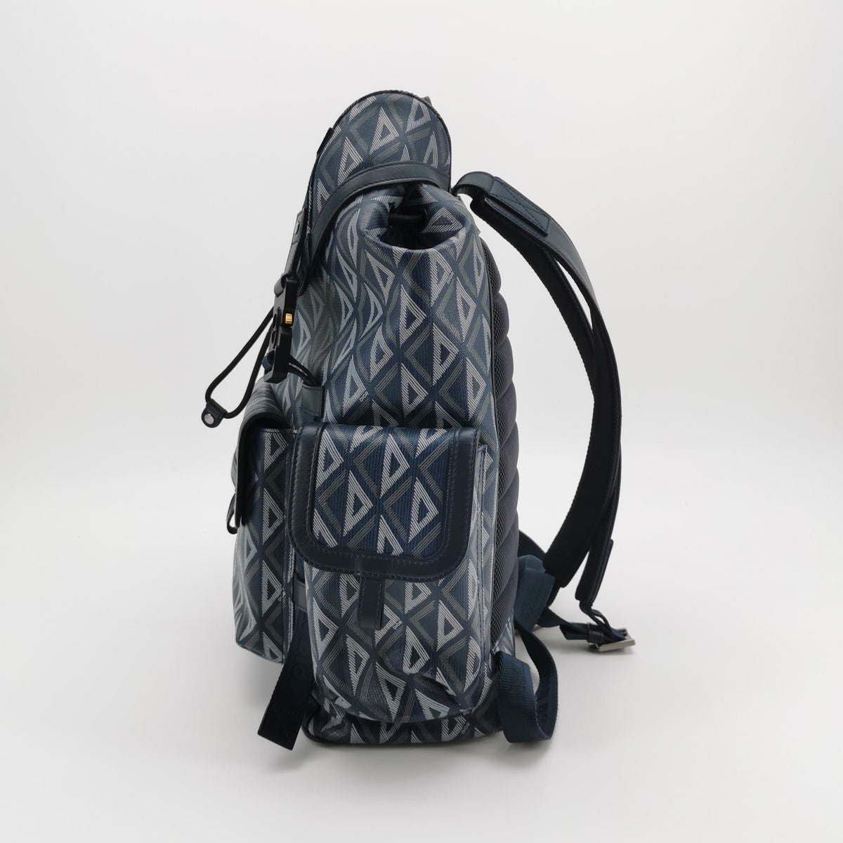 Dior Blue Backpack Length: 33 cm, Height: 46 cm, Thickness: 20 cm 1ESBA163CDP_H36B
