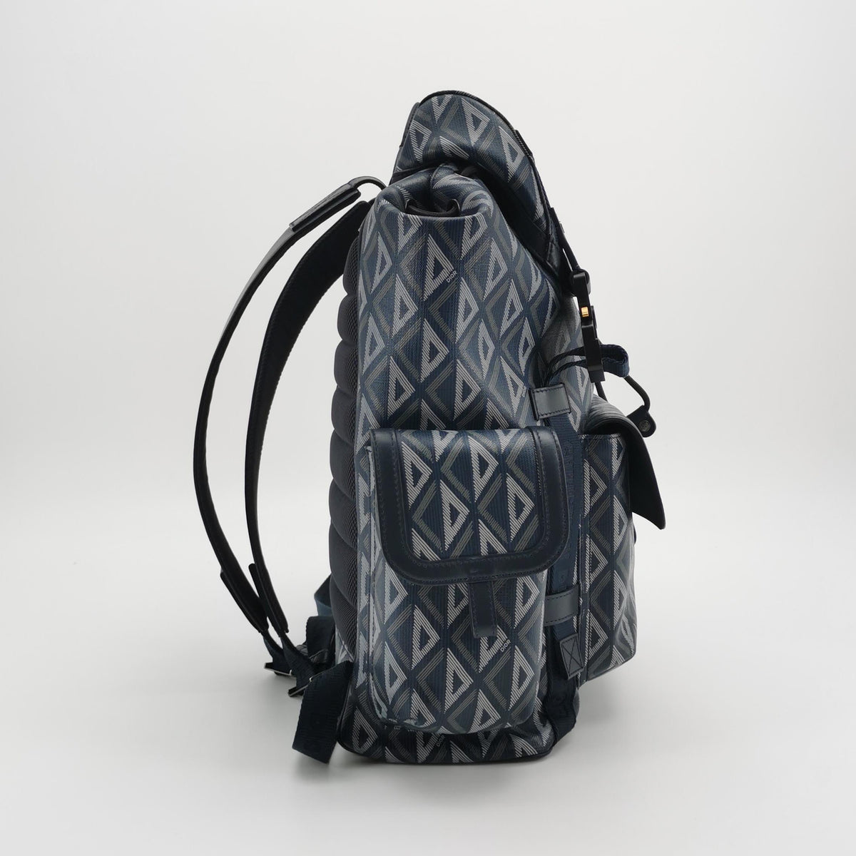 Dior Blue Backpack Length: 33 cm, Height: 46 cm, Thickness: 20 cm 1ESBA163CDP_H36B