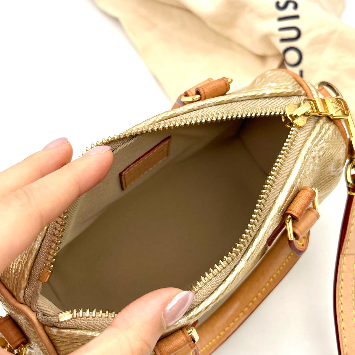 Louis Vuitton Gold Crossbody
