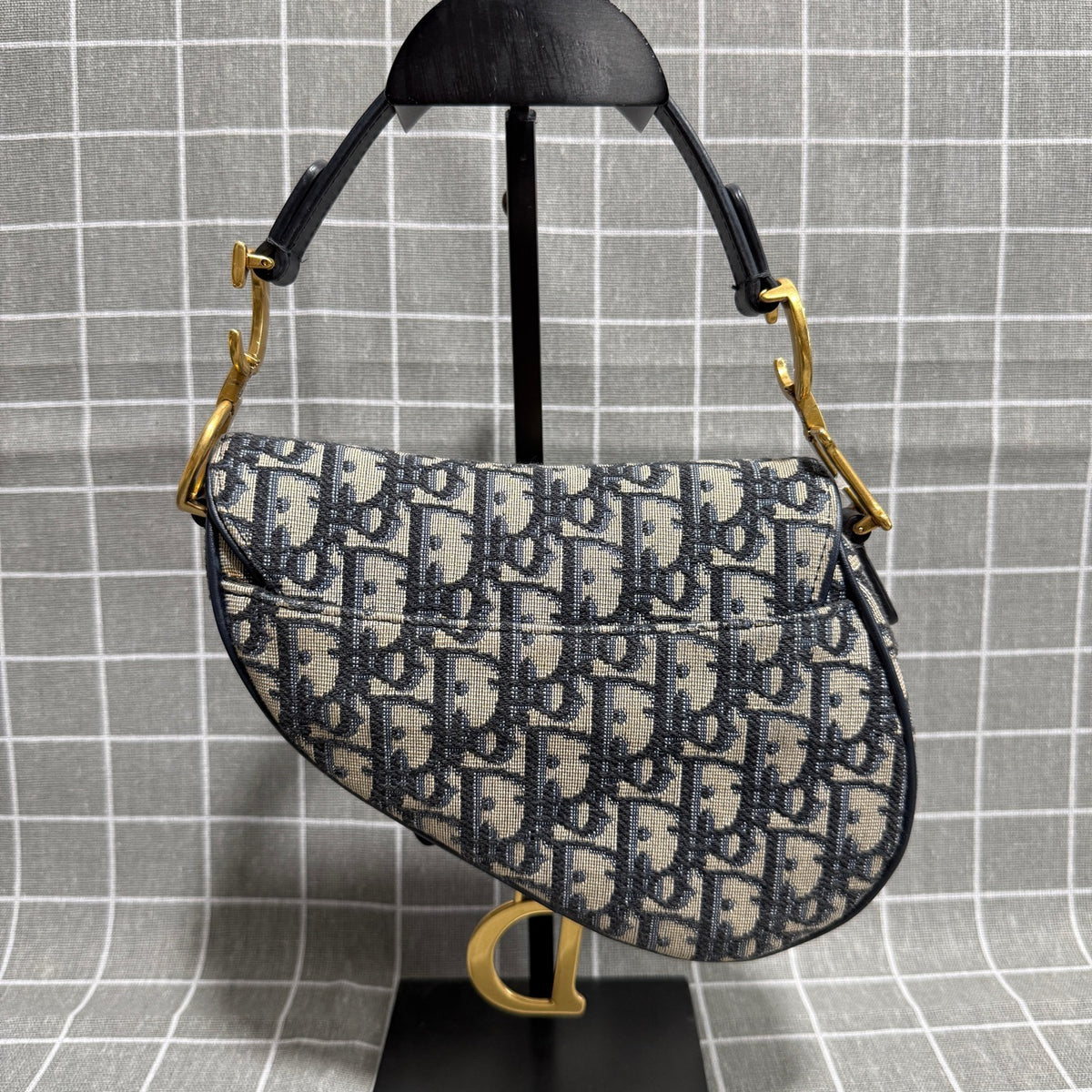Dior Blue Saddle Bag 21 x 18 x 5 centimeters M0447CTZQ_M928