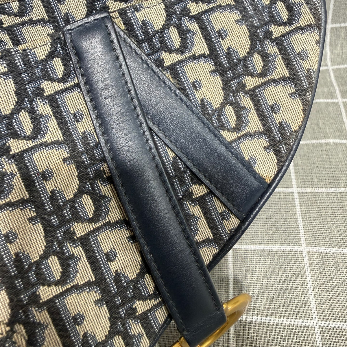 Dior Blue Saddle Bag 21 x 18 x 5 centimeters M0447CTZQ_M928