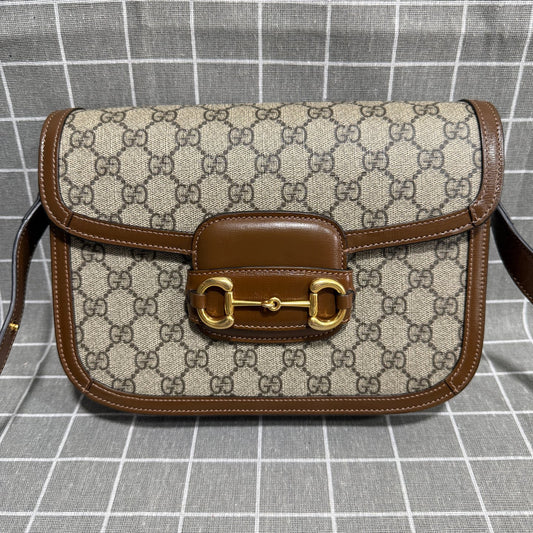 Gucci Brown Saddle Bag
