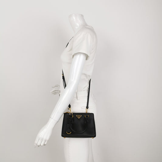 Prada Black Crossbody Length: 18.5 cm, Height: 12.5 cm, Thickness: 9 cm 1BH907-NZV-F0002