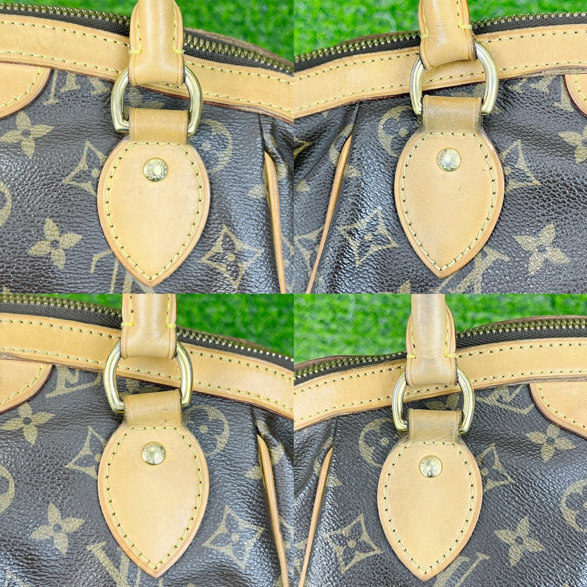 Louis Vuitton Canvas Satchel Length 28 cm x Width 11 cm x Height 24 cm M40143