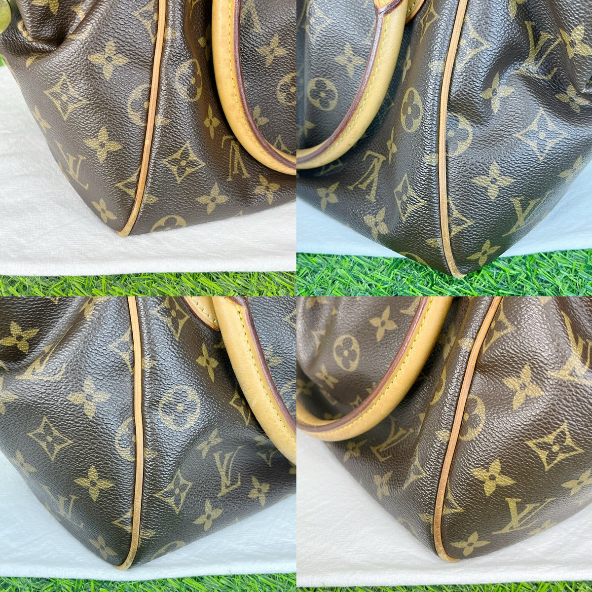 Louis Vuitton Canvas Satchel Length 28 cm x Width 11 cm x Height 24 cm M40143