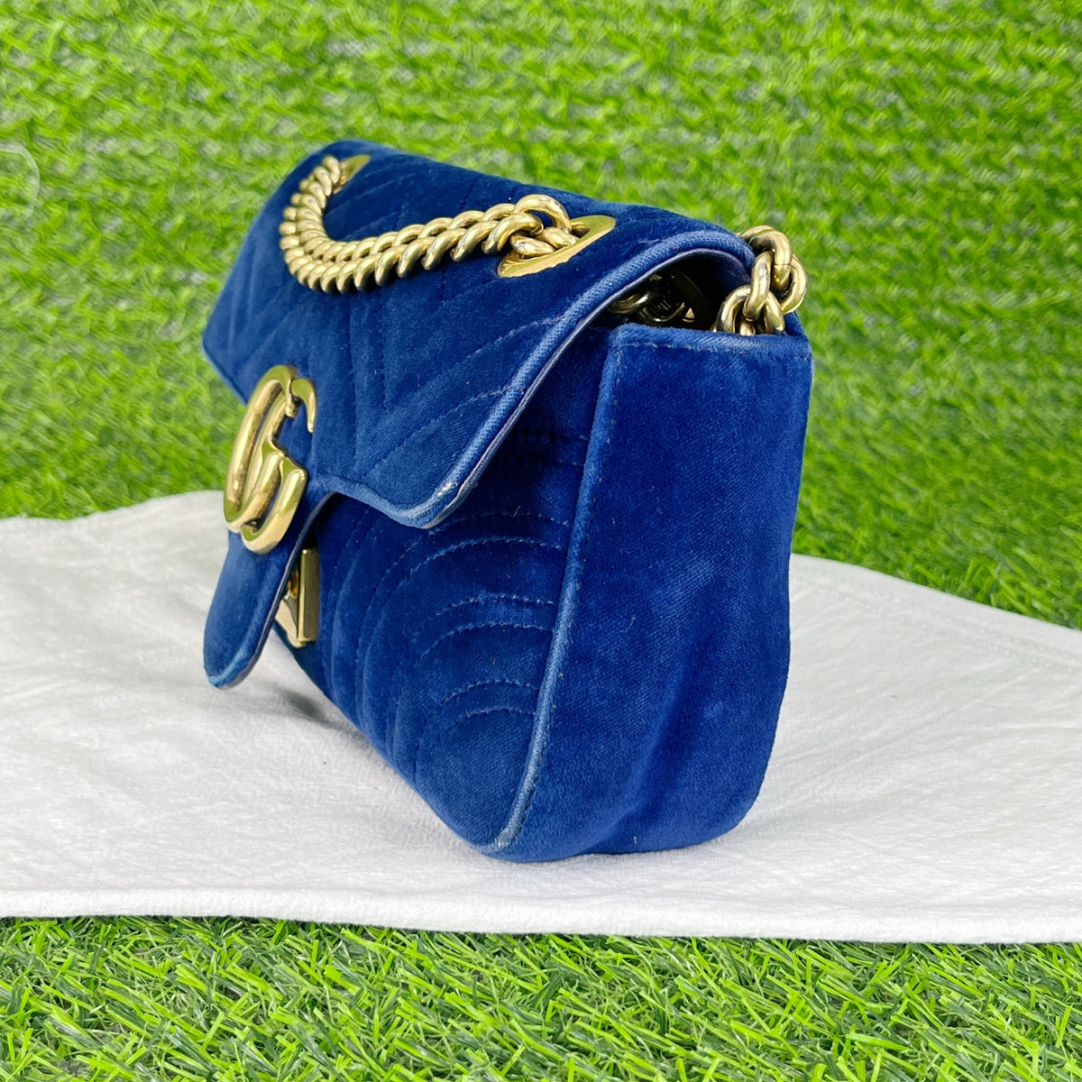 Gucci Velvet Blue 446744-K4D2T-4511
