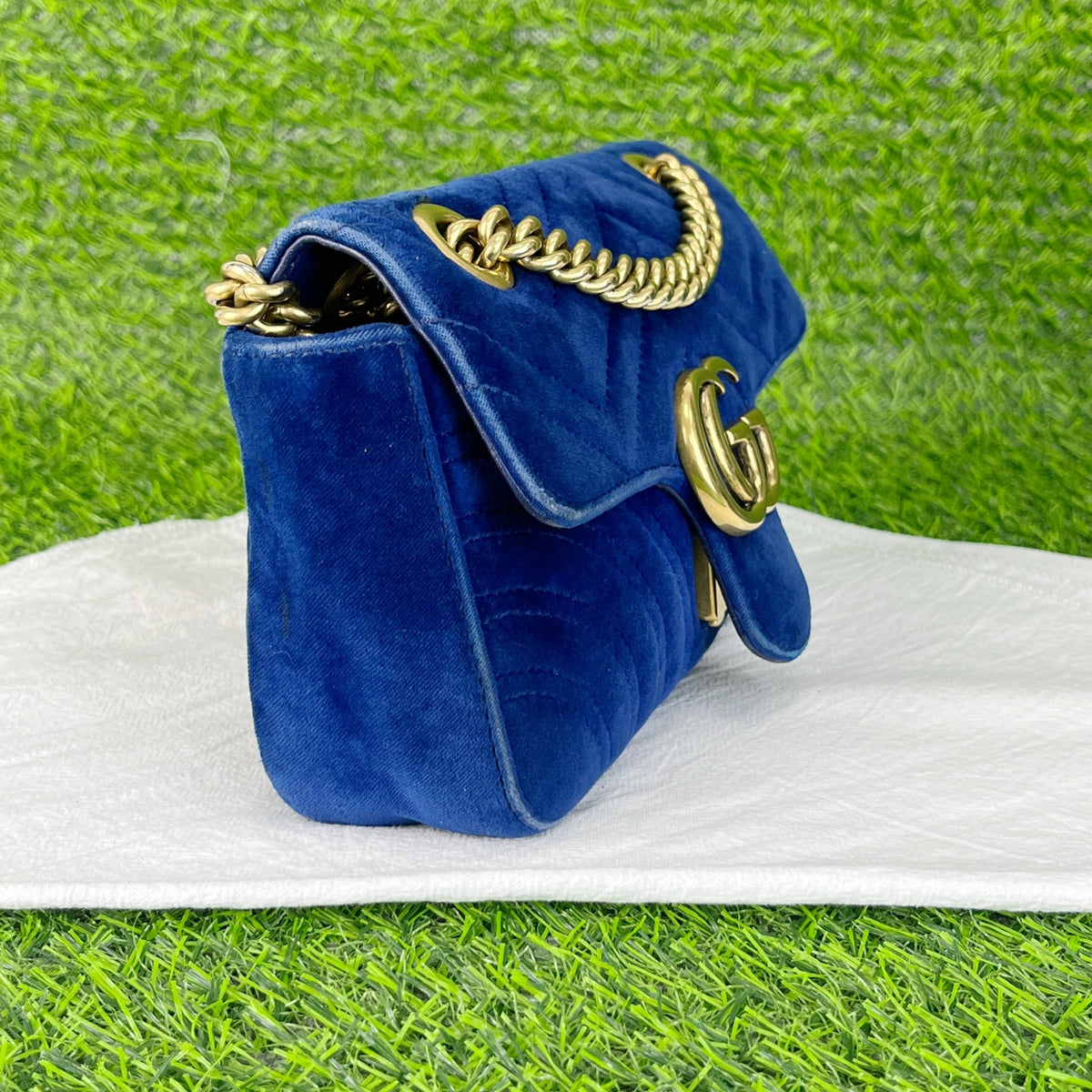 Gucci Velvet Blue 446744-K4D2T-4511