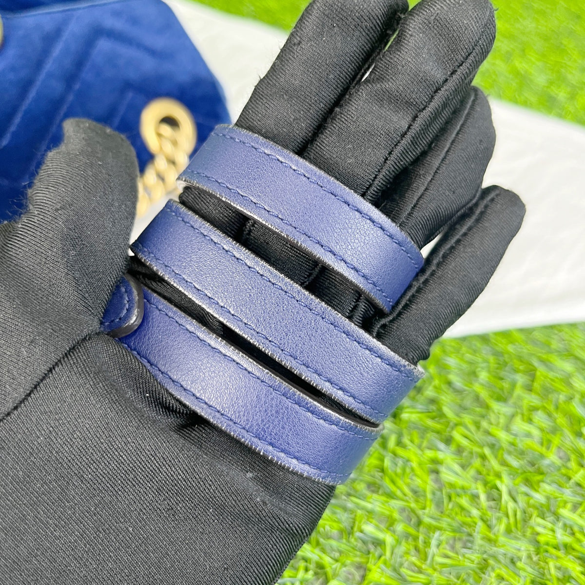 Gucci Velvet Blue 446744-K4D2T-4511