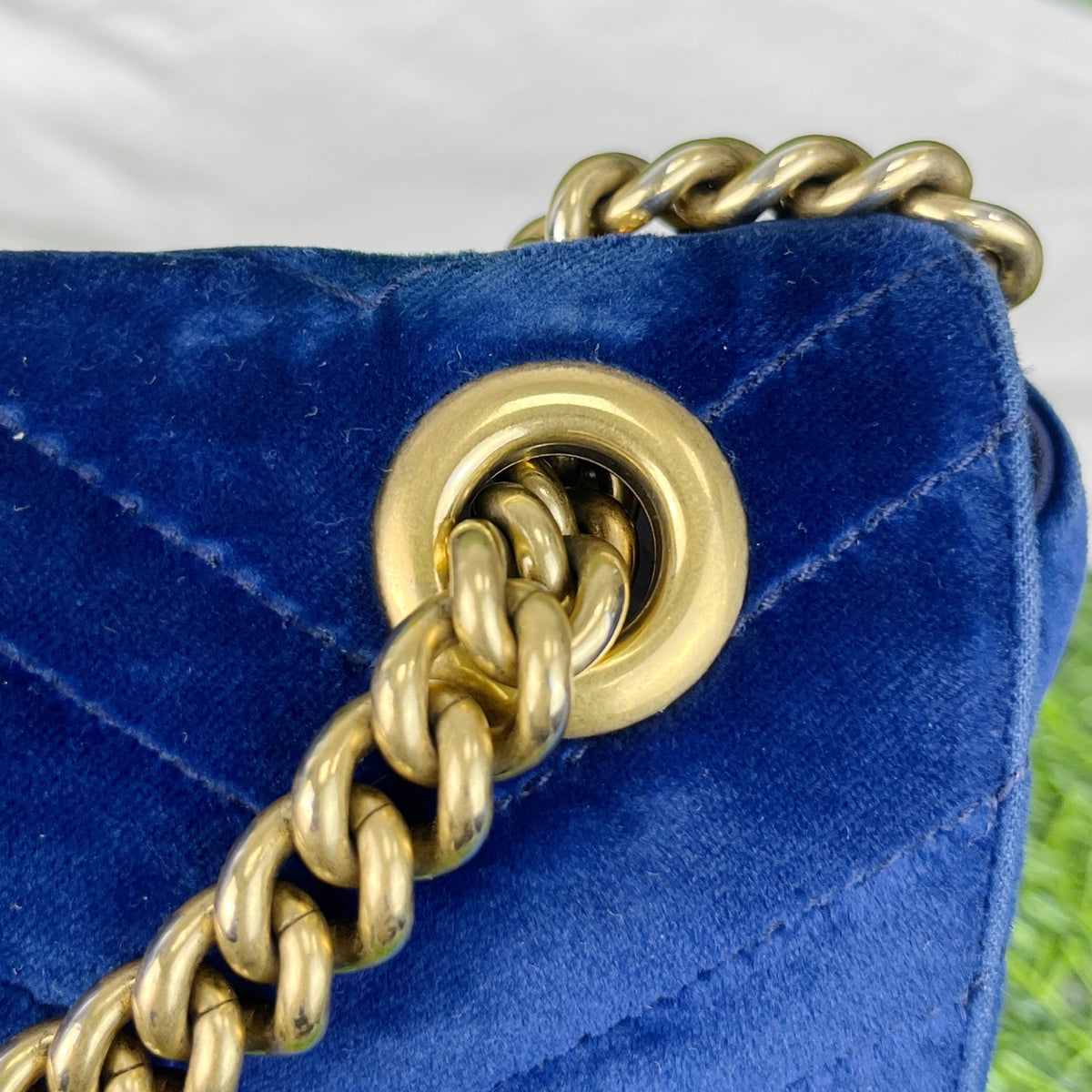 Gucci Velvet Blue 446744-K4D2T-4511