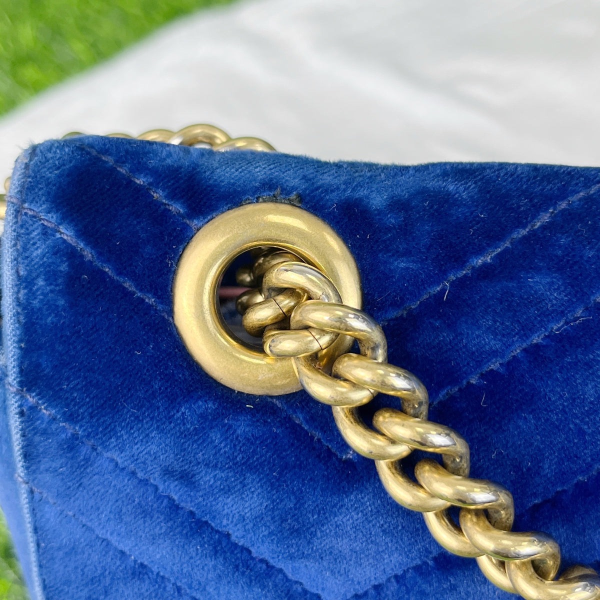 Gucci Velvet Blue 446744-K4D2T-4511