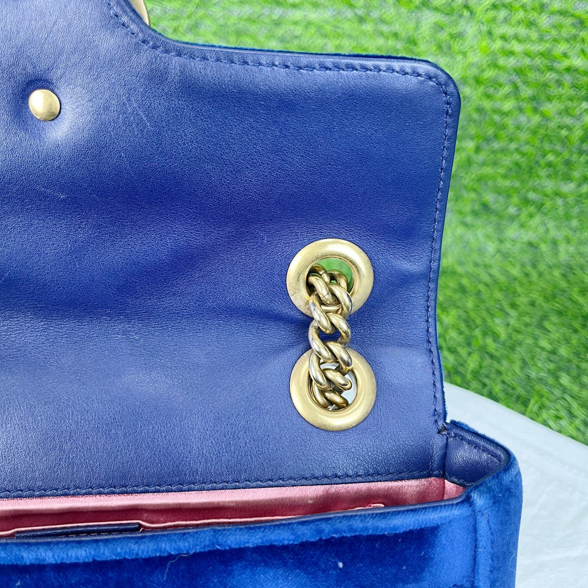 Gucci Velvet Blue 446744-K4D2T-4511