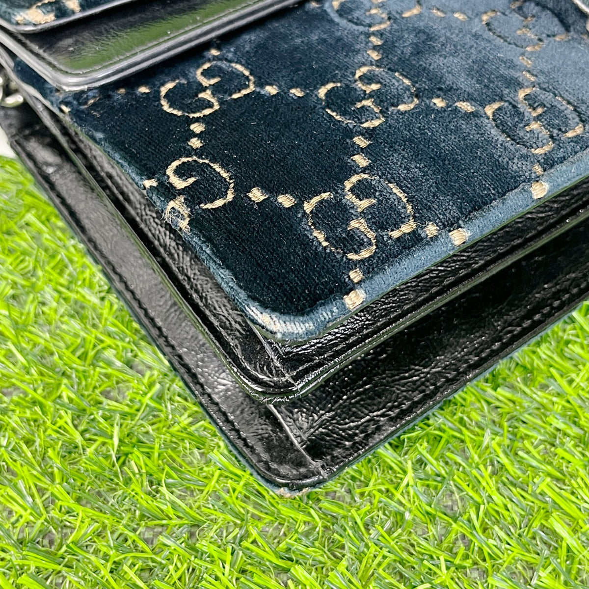 Gucci Velvet Blue 400249-9JTIB-4161