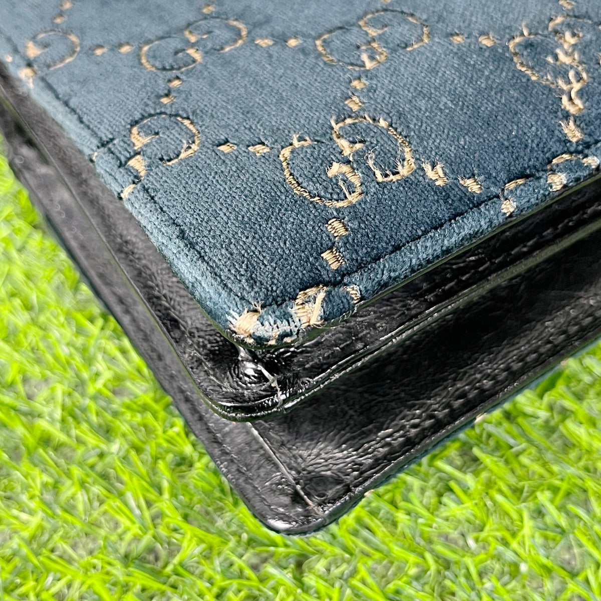 Gucci Velvet Blue 400249-9JTIB-4161
