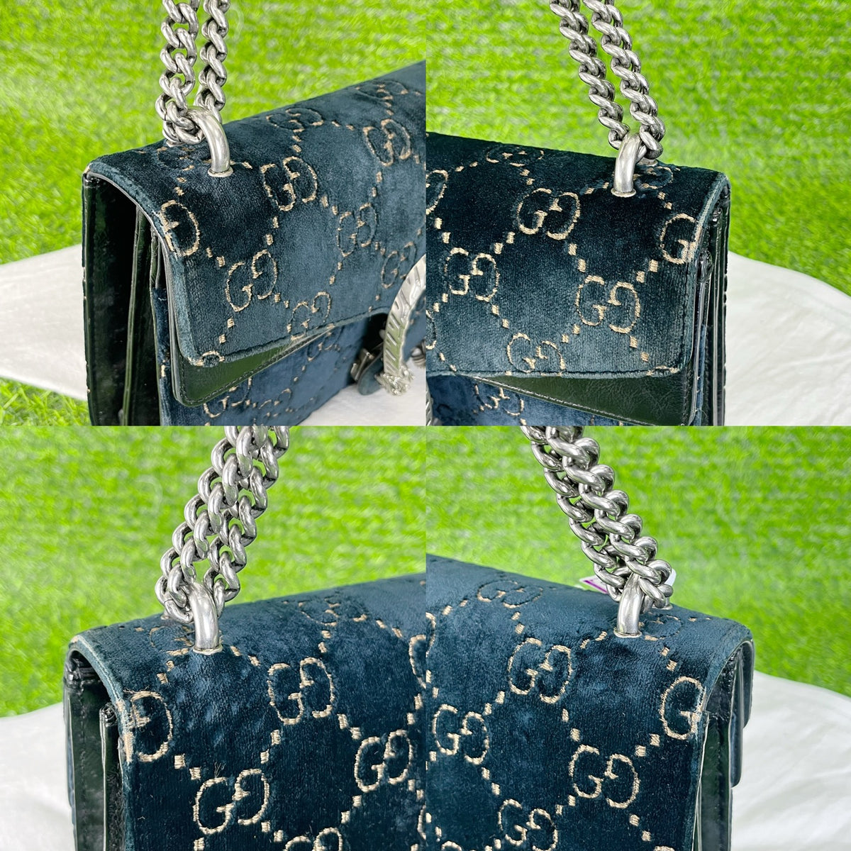 Gucci Velvet Blue 400249-9JTIB-4161