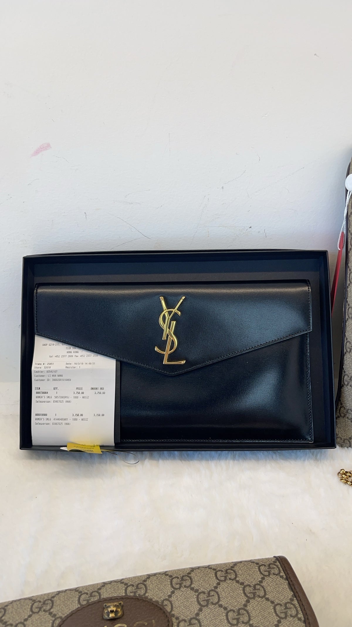 Saint laurent Black Clutch