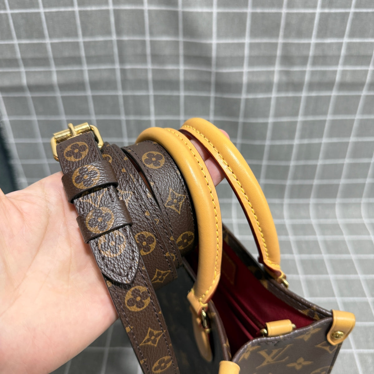Louis Vuitton Sac Plat Bb Canvas 21.5 x 22 x 9 M46265
