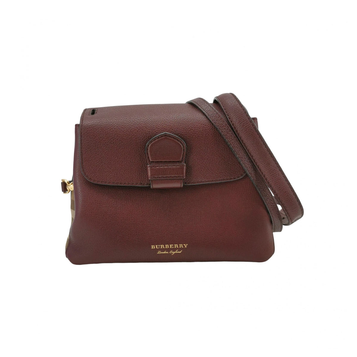 Burberry Canvas Red Crossbody Length: 28 cm, Height: 19 cm, Thickness: 12.5 cm 40611701