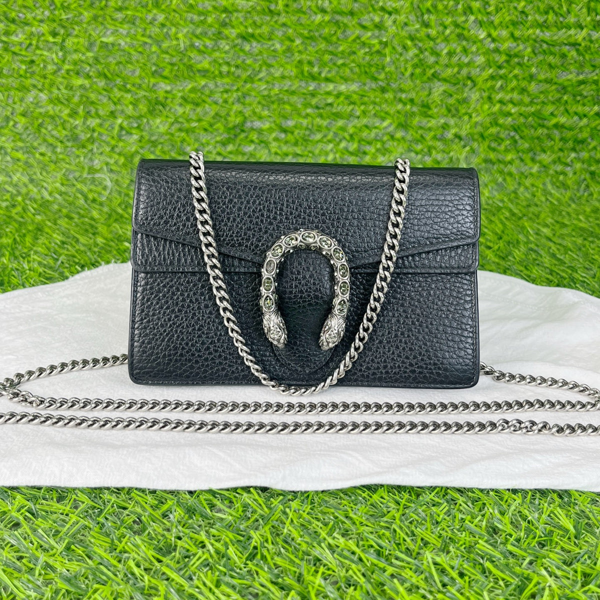 Gucci Dionysus Collection Black 16.5 cm (width) x 10 cm (height) x 4 cm (depth) 476432 CAOGN 8176