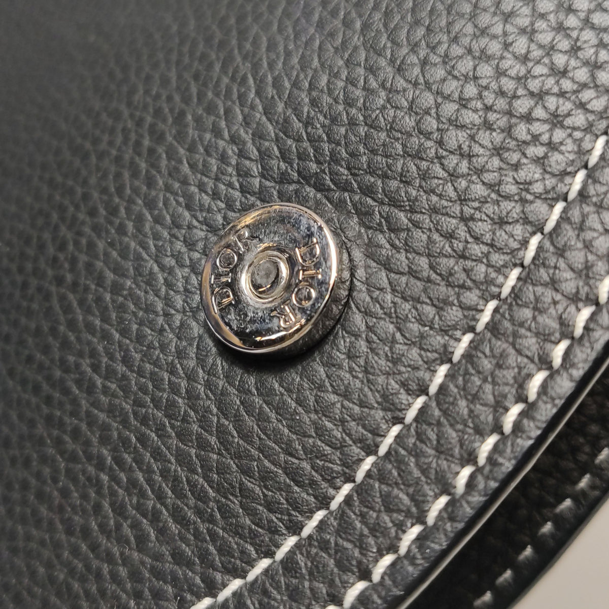 Dior Black Saddle Bag Length: 24 cm, Height: 16 cm, Thickness: 3.5 cm 1ADPO095YKK H00N