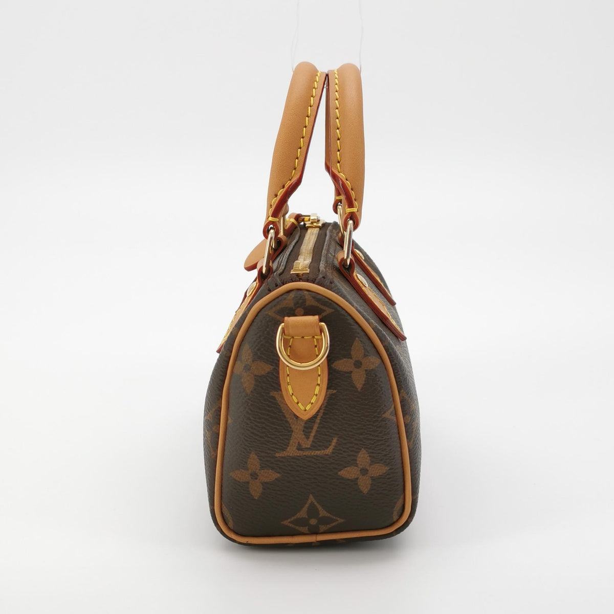 Louis Vuitton Nano Speedy Brown Shoulder Bag 16.5 x 10 x 7cm M81085