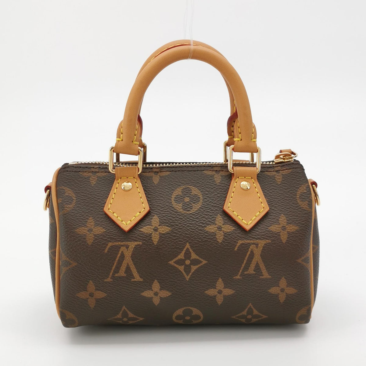 Louis Vuitton Nano Speedy Brown Shoulder Bag 16.5 x 10 x 7cm M81085