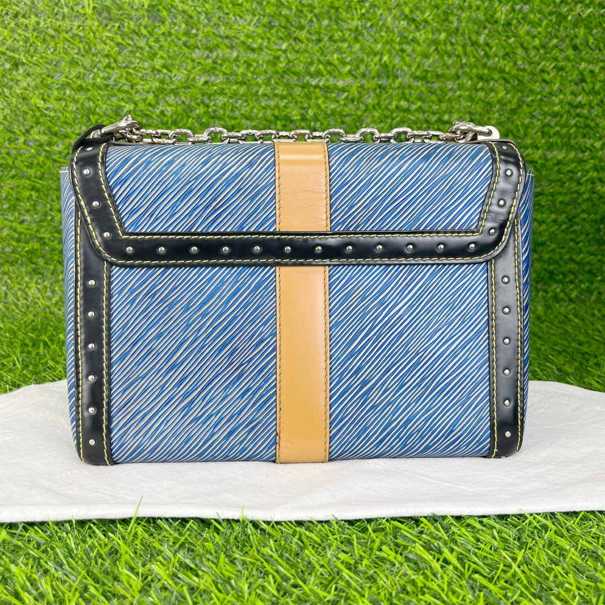 Louis Vuitton Blue 23.0x17.0x9.5cm M54283