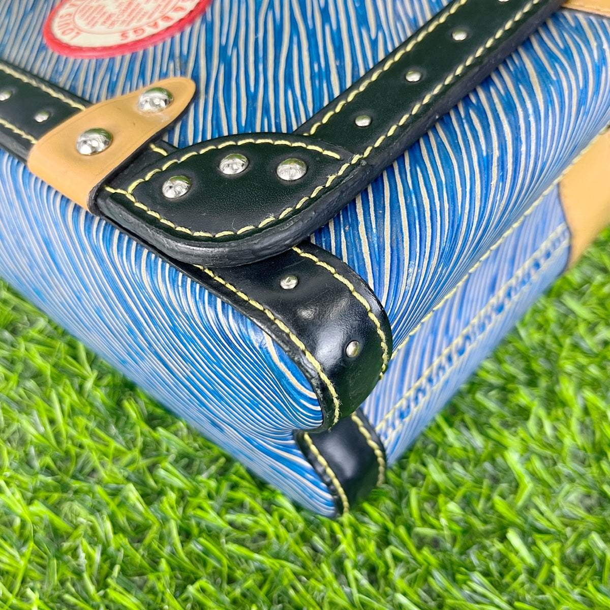 Louis Vuitton Blue 23.0x17.0x9.5cm M54283