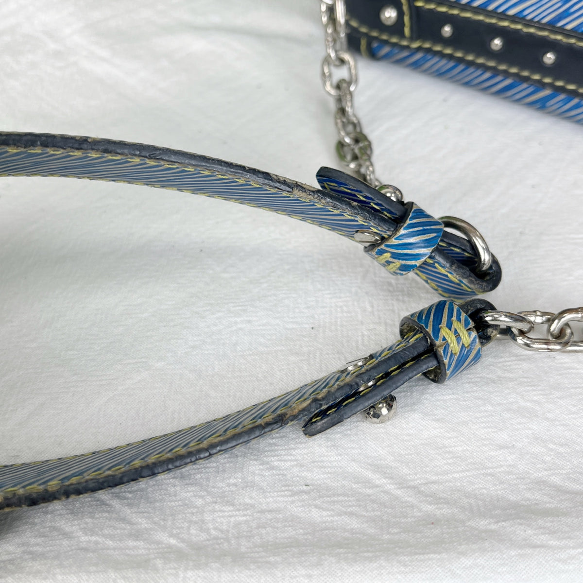 Louis Vuitton Blue 23.0x17.0x9.5cm M54283