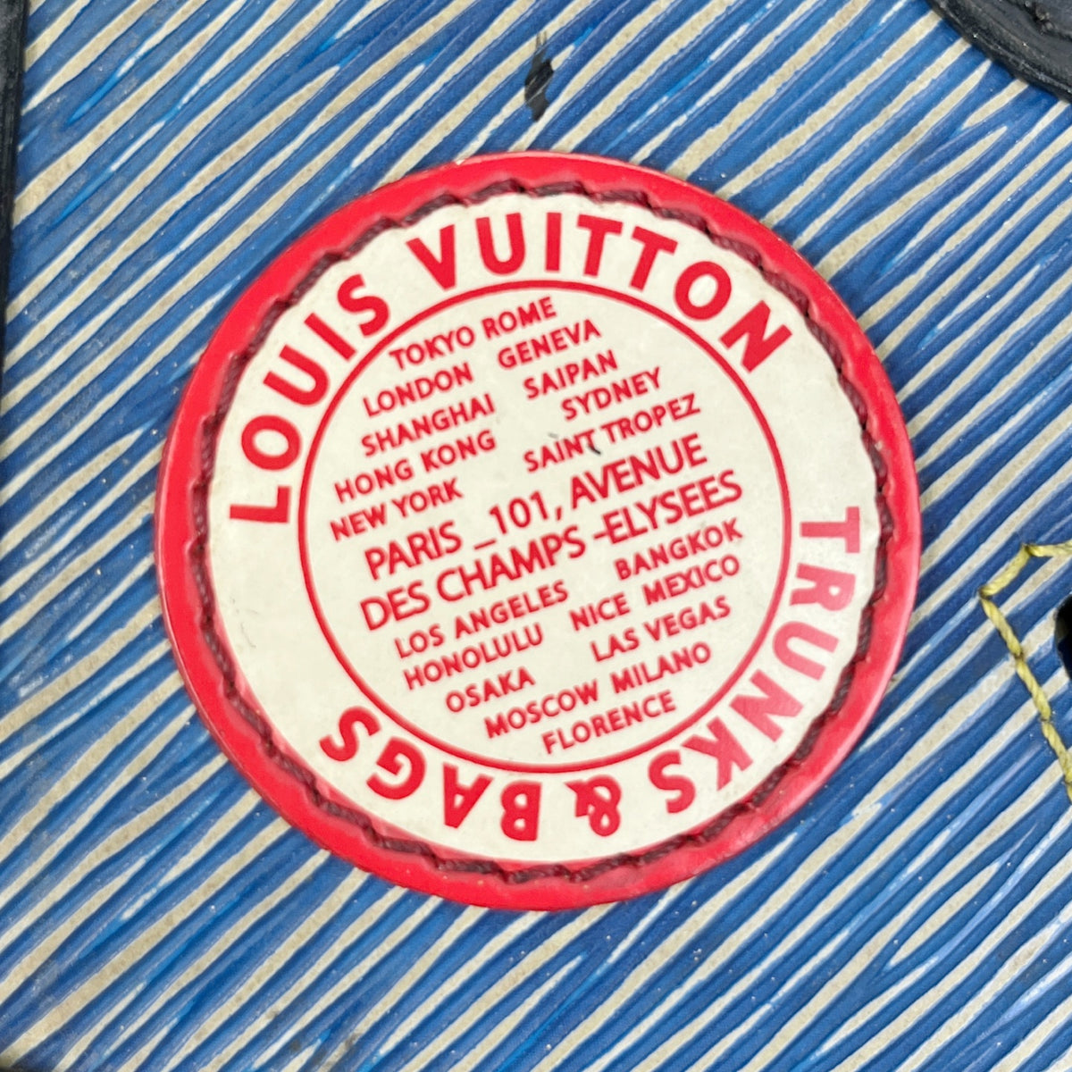 Louis Vuitton Blue 23.0x17.0x9.5cm M54283