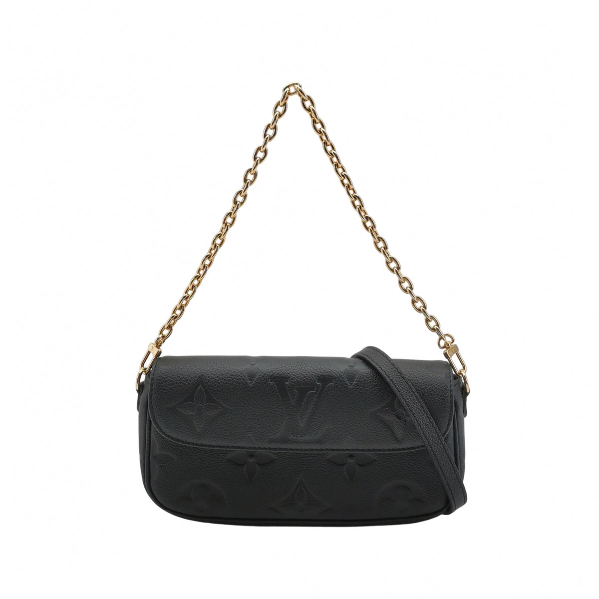 Louis Vuitton Wallet On Chain Ivy Black Shoulder Bag 22.5 x 11.5 x 4.5cm M82154
