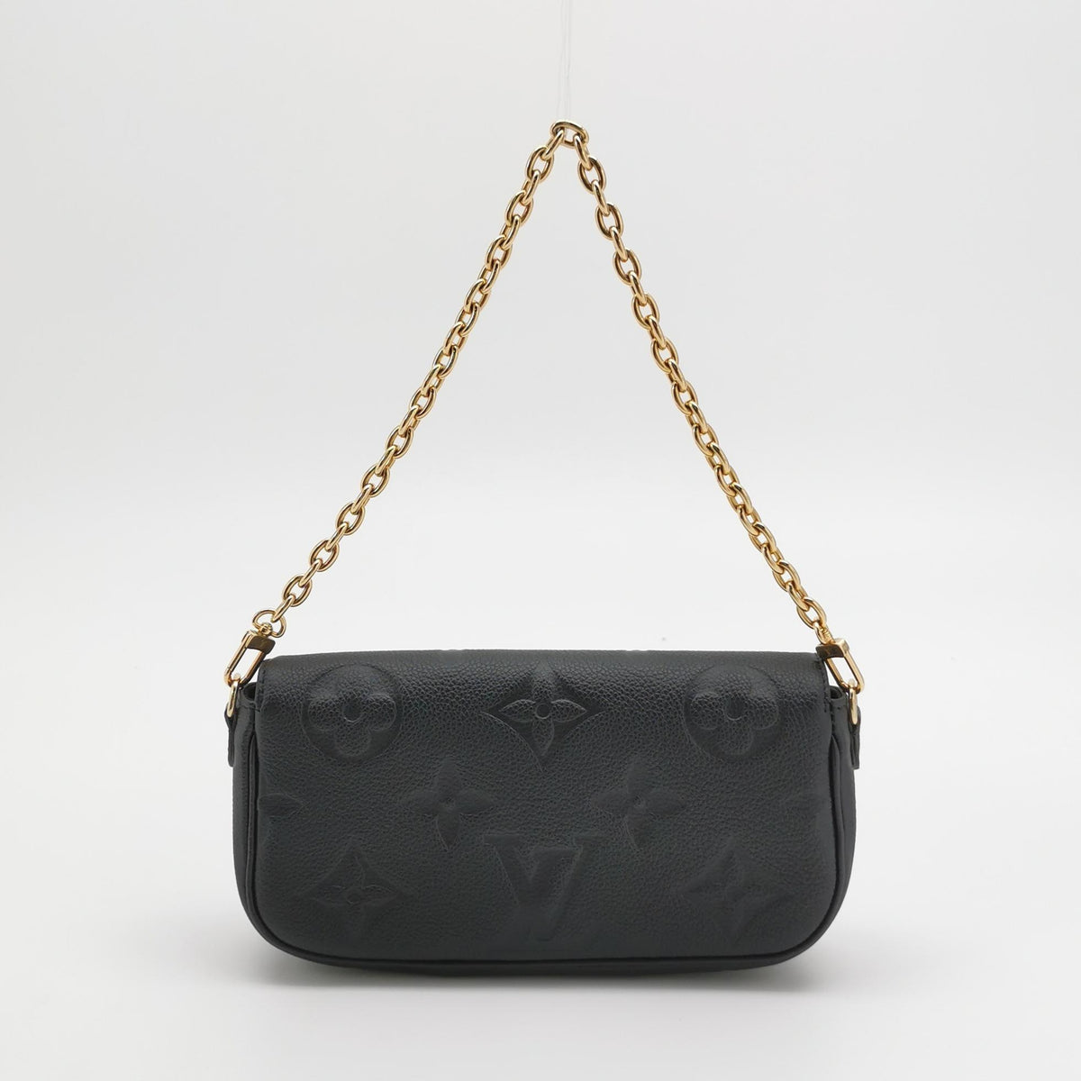 Louis Vuitton Wallet On Chain Ivy Black Shoulder Bag 22.5 x 11.5 x 4.5cm M82154