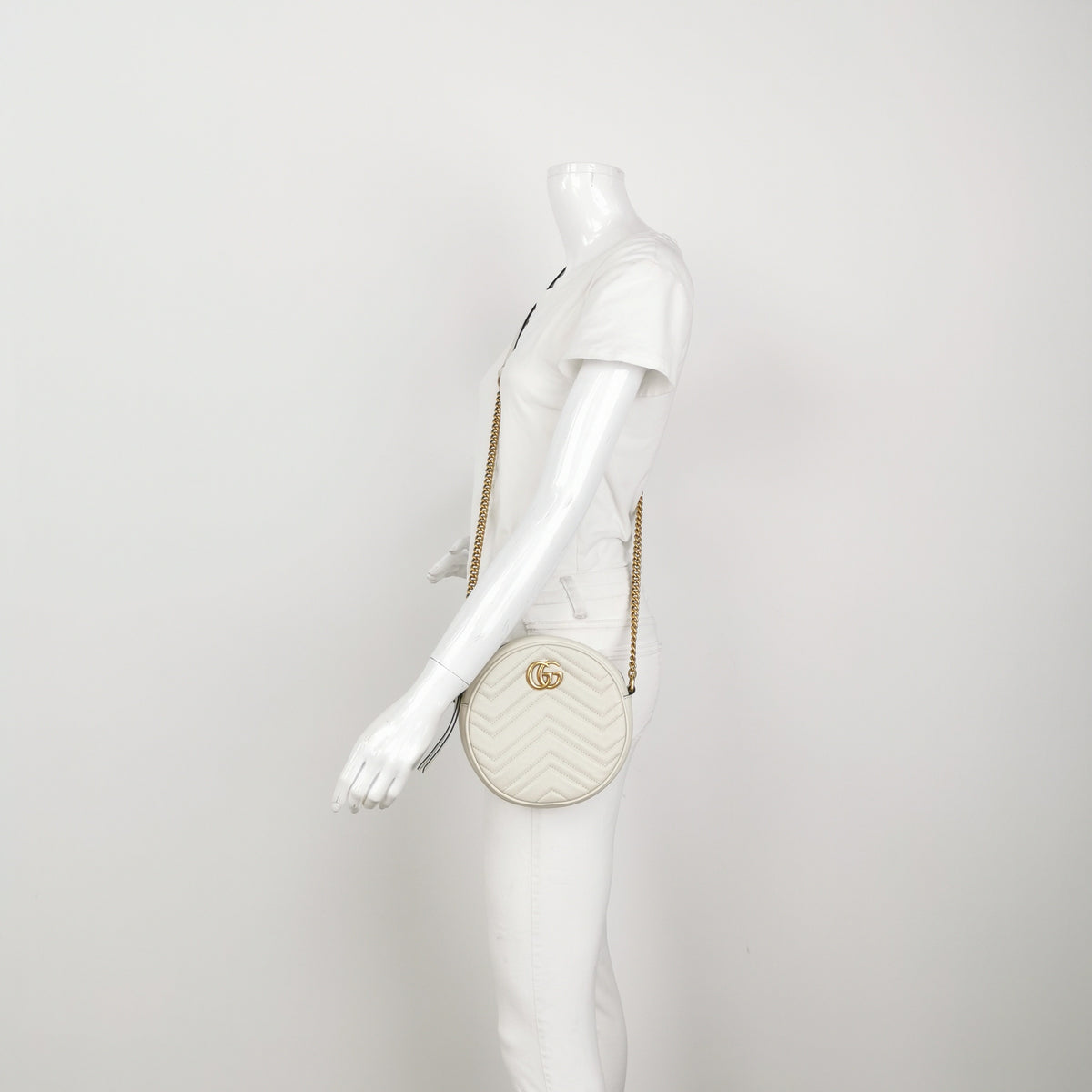 Gucci White Crossbody 18×18×6 5501540OLET9022