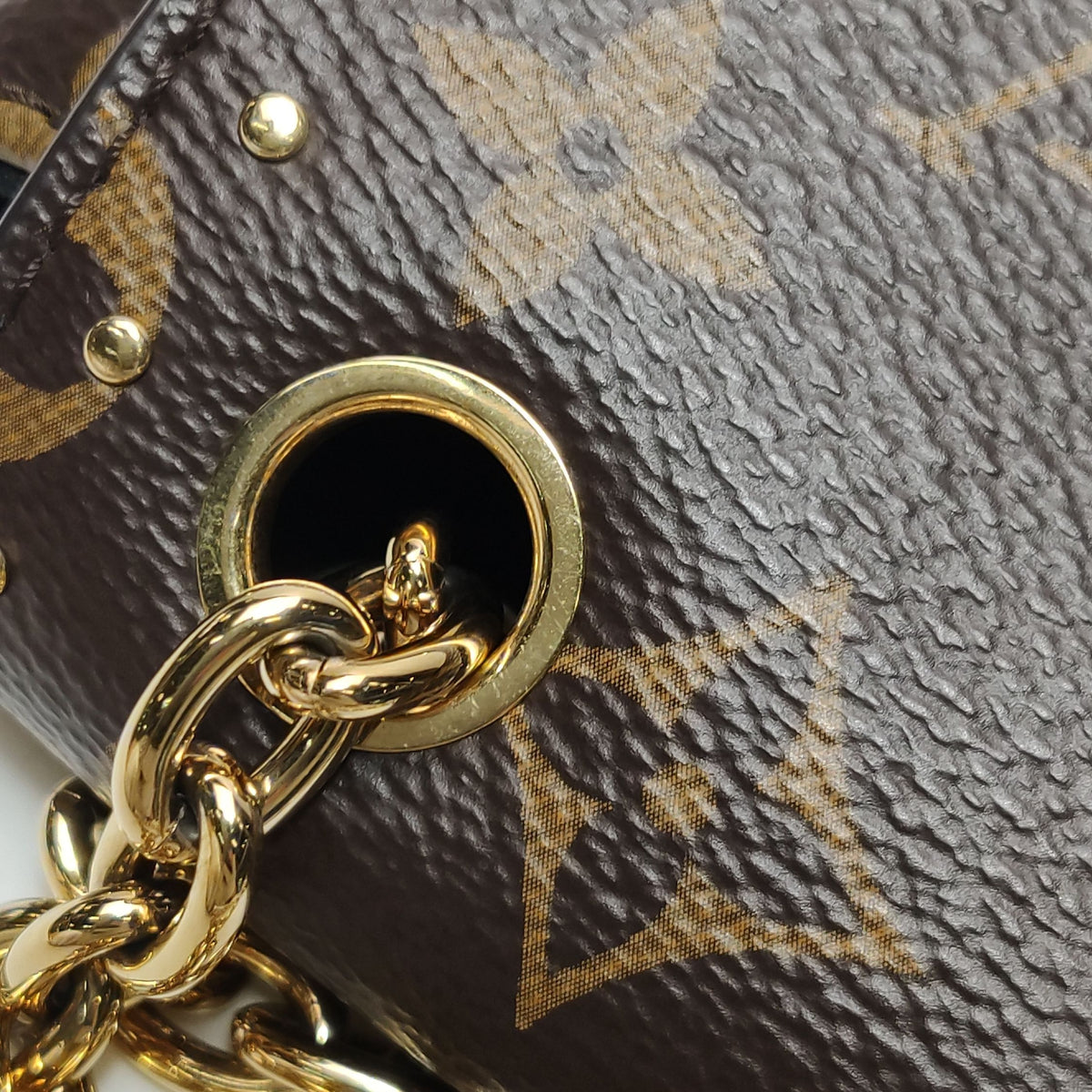Louis Vuitton TRUNKIE handbag Canvas Length: 26 cm, Height: 17 cm, Thickness: 8 cm M14526