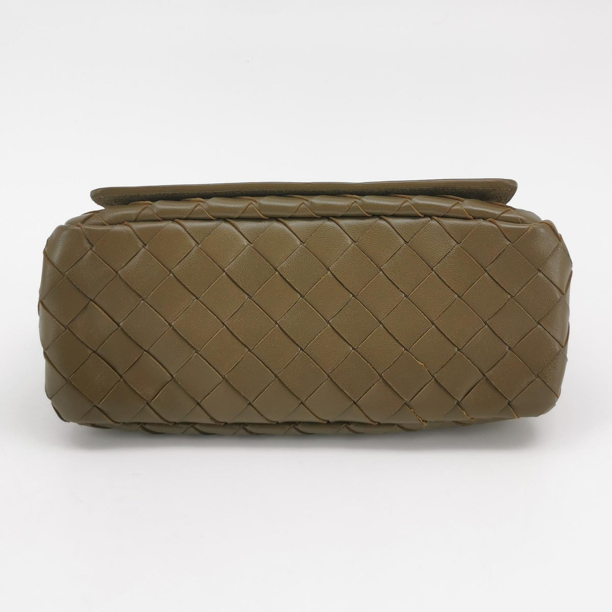 Bottega Veneta Green Crossbody Length: 21 cm, Height: 12 cm, Thickness: 8 cm
