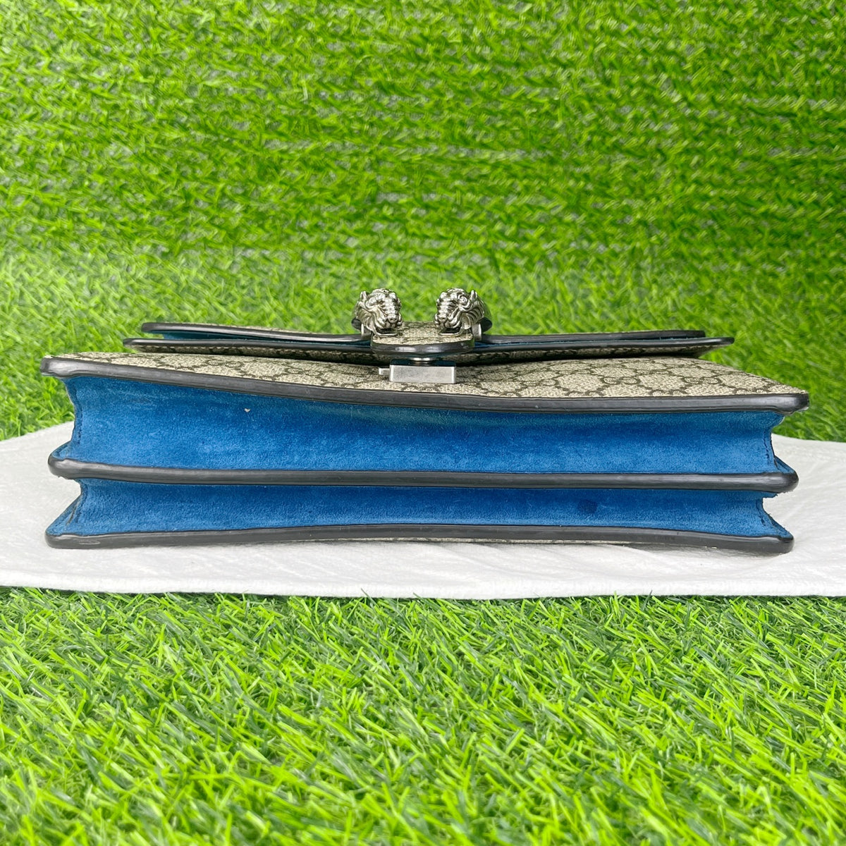Gucci Dionysus Collection Alcantara Blue 28 cm (width) x 17 cm (height) x 9 cm (depth) 400249 KHNRN 9769