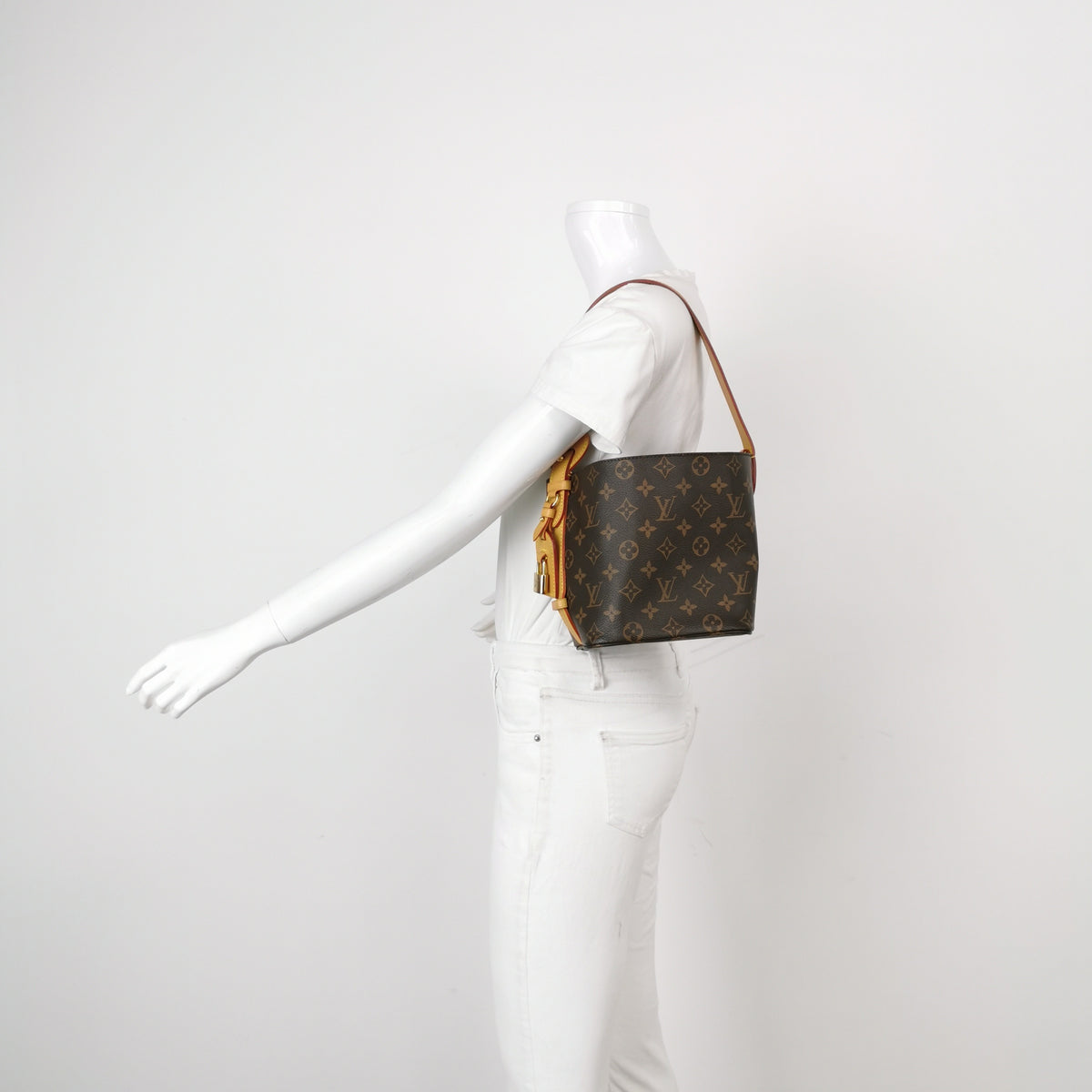 Louis Vuitton ALL IN BB Handbag Brown Shoulder Bag Length: 17 cm, Height: 18.5 cm, Thickness: 12.5 cm M12925