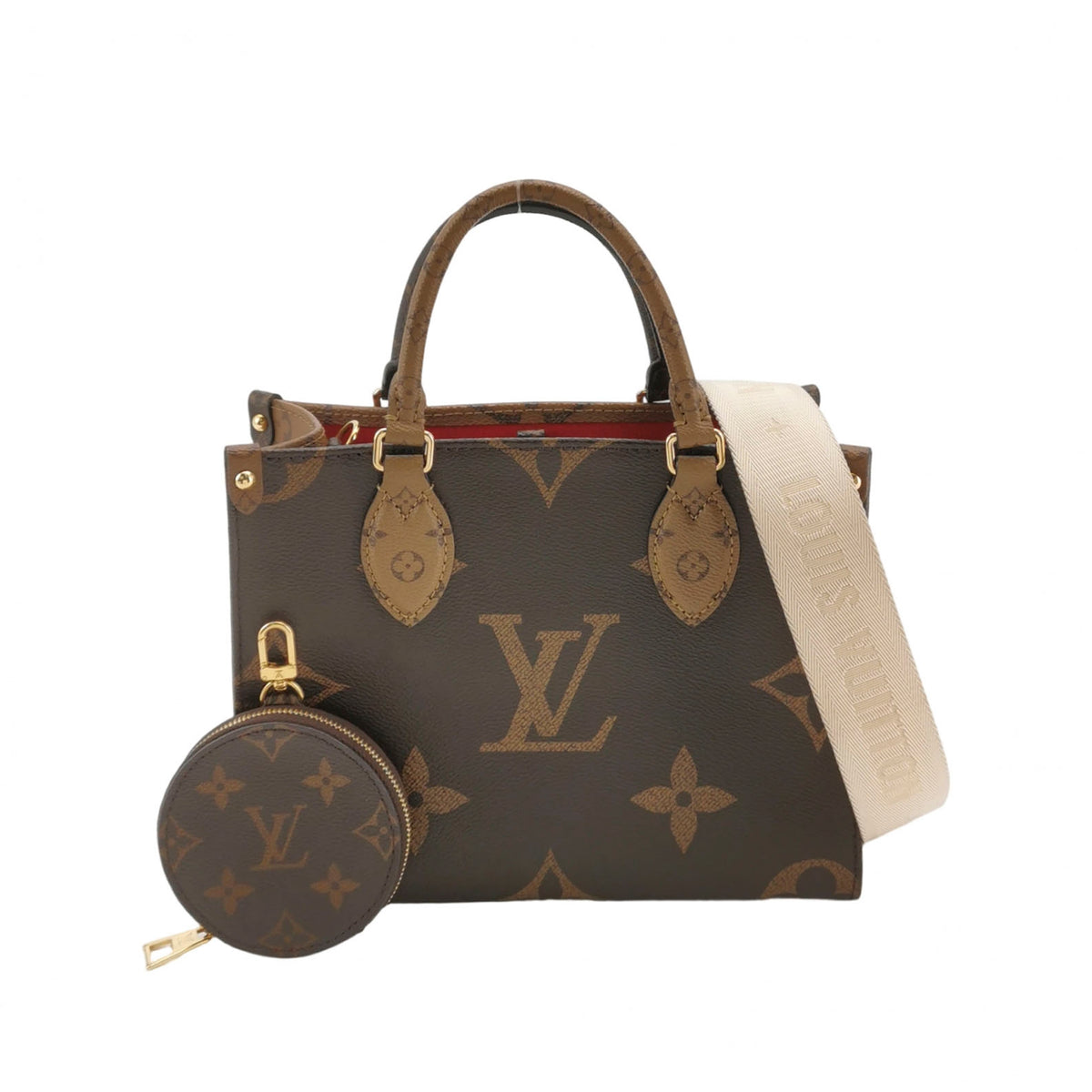 Louis Vuitton Onthego Brown Shoulder Bag 25 x 19 x 11.5 M46373