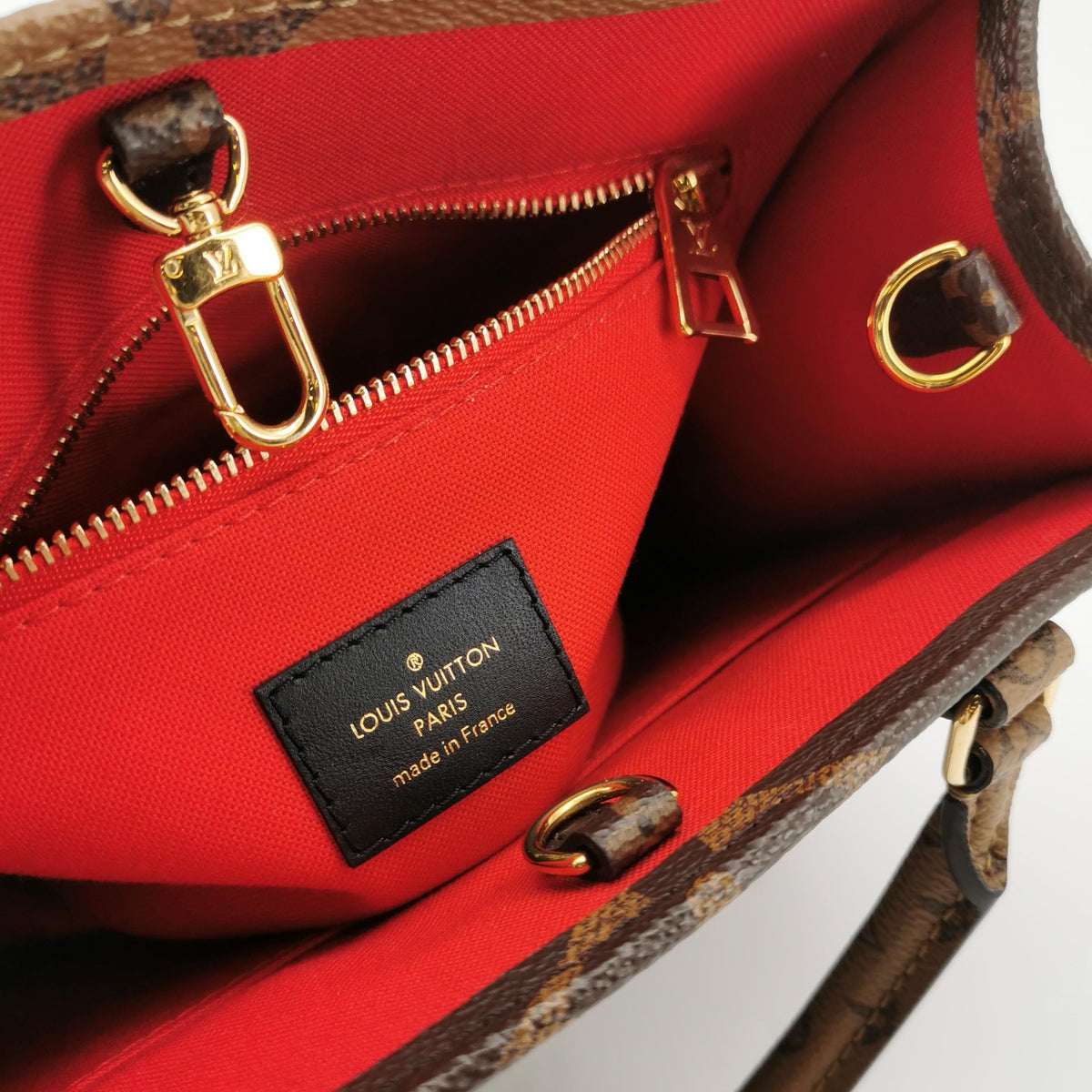 Louis Vuitton Onthego Brown Shoulder Bag 25 x 19 x 11.5 M46373